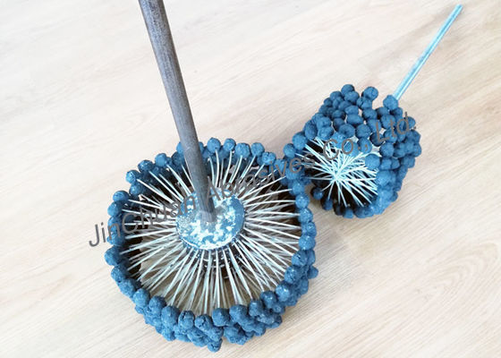 Un diámetro más grande que pule y que quita las rebabas del cepillo abrasivo de la piedra de afilar de la flexión del carburo de silicio