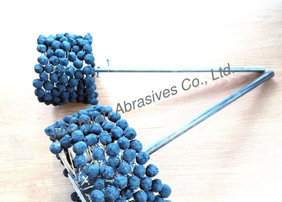 Piedra de afilar de la flexión de la investigación del cepillo de la operación manual, piedra de afilar de la bola del cilindro de la pulgada de la talla 4