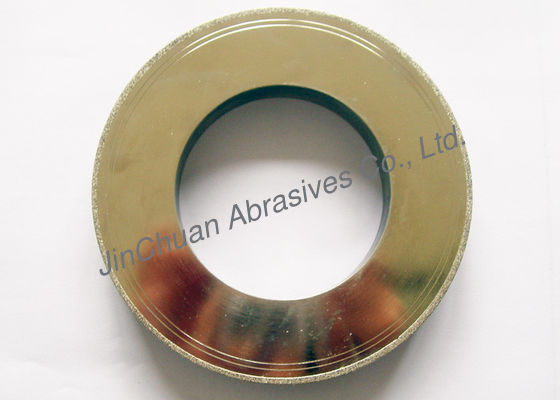 Rueda verde del corte del diamante, muelas abrasivas cubiertas diamante vueltas a chapar
