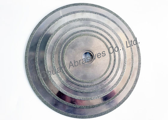 Cuchilla electrochapada de alta resistencia del diamante para el tamaño modificado para requisitos particulares corte de mármol