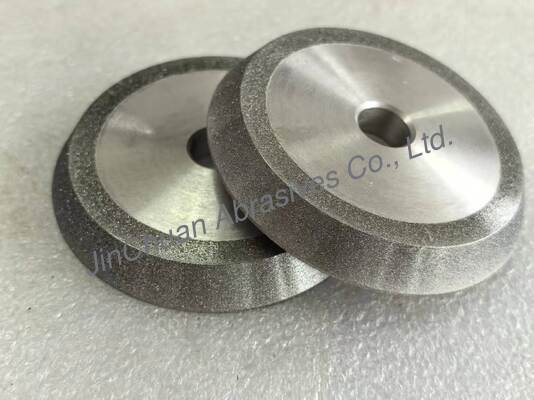 Rueda de molienda de diamante electroplacada resistente al desgaste 78*10*12.7*5*V60 con capacidad de alta velocidad