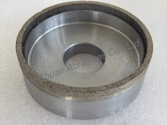 6A2 Ruedas de rectificado de diamante con unión metálica Usd para banda de lijado, número de grano de diamante 450