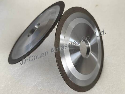 Rueda de molienda de resina CBN 14F1 150*8*32mm Larga vida útil para molienda de herramientas HSS con capa de CBN de 1,3 mm-4.0 mm