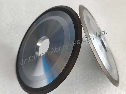 Roda de molienda de resina CBN 150mm OD 60 grados V forma larga vida para la molienda de herramientas HSS
