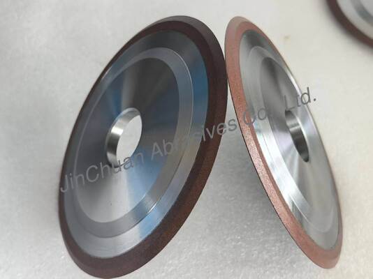 Rueda de molienda de diamantes de resina 14V1 150*8*32*3*6mm 60 grados V forma larga vida para herramientas de carburo