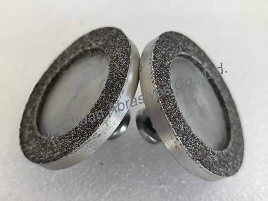 Cabezal de rectificado de CBN electroplateado de 50 mm de diámetro y grano B252 personalizado para metales de alta dureza