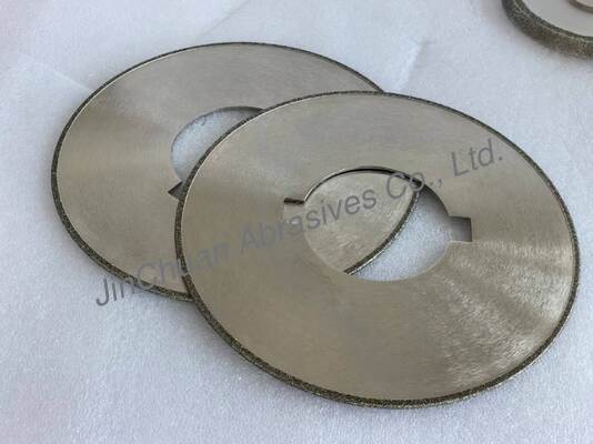 Muela de rectificado de diamante electroplateada 1A1R 200x3x75x3mm