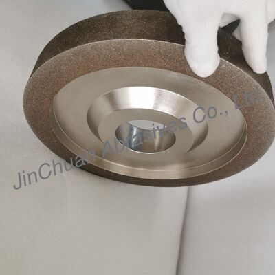 Rueda de rectificación CBN electroplazada 405 mm OD con enlace de níquel electroplazado y tamaño de grava personalizado para rectificación de precisión