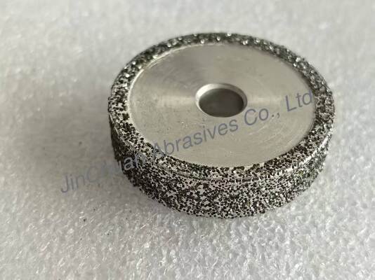 1A1 Ruedas de molienda de diamantes electropladas personalizadas con número de grava D30/35, diámetro 40 mm