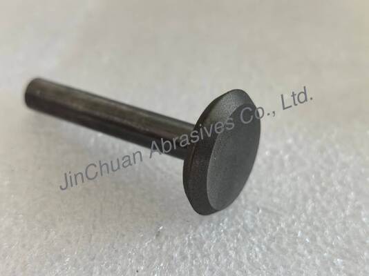 Cabezal de rectificado de diamante electrochapado CBN, cuerpo de carburo de tungsteno, negro 800# 1200# para rectificado de precisión