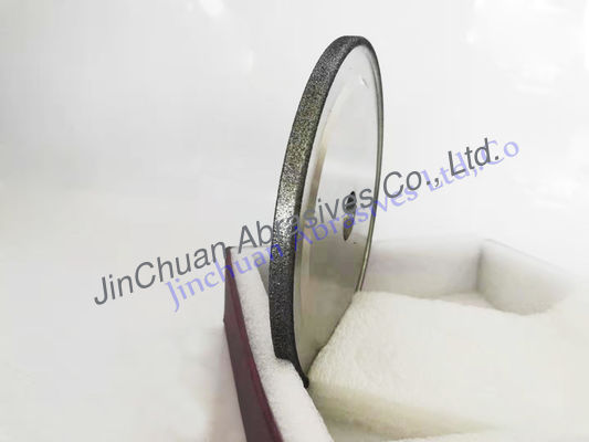 127m m electrochaparon la rueda de diamante del CBN para la forma modificada para requisitos particulares rutina del cuerpo de acero del diente de Turbo