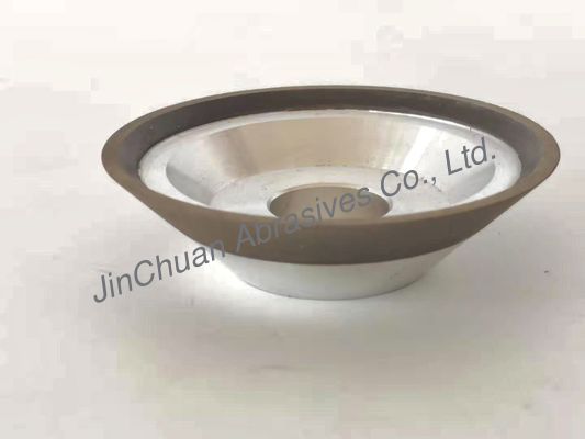 Enlace afilado de la resina de la rueda del diamante de madera de la arena que enarena D64 resistente