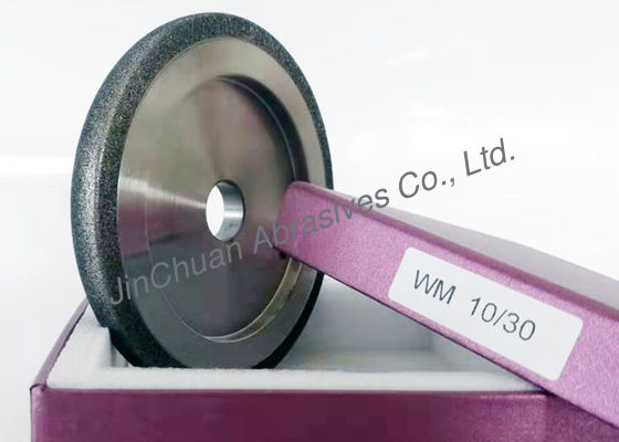 10 / 30 ruedas del CBN del ángulo para la banda vieron la afiladura para rendimiento llano de madera de Mizer el alto