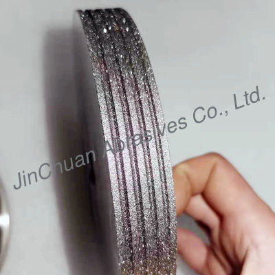 Las muelas abrasivas del CBN, afilando la banda vieron, circular, muela abrasiva Electroplated del marrón oscuro