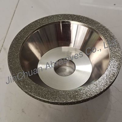 Pedazo electrochapado de 11C9 40 Grit Diamond Cup Wheel For Drill