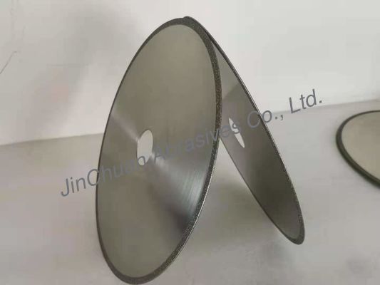 disco que enarena electrochapado fino del óxido de aluminio de las muelas abrasivas del CBN de 1.2m m