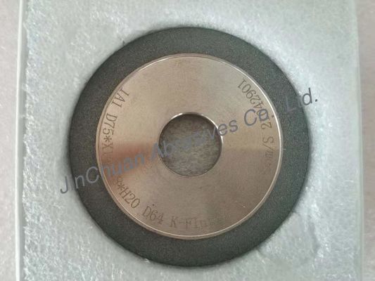 enlace híbrido Diamond Grinding Wheel 75*8*20*10*8 D64 de la resina 1A1