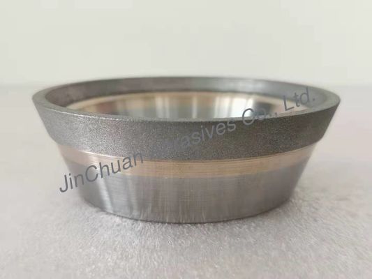 Muela abrasiva 11V9 100*30*20*3*7*70 D64 del enlace de la resina