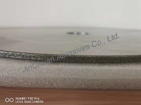 Gray Electroplated Diamond Grinding Wheels con la cuchilla de corte del cuerpo de acero D40/45
