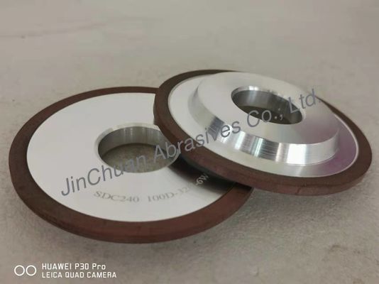arco plano 3A1 Diamond Grinding Wheel Resin Bonded de 100m m para la hoja de sierra circular